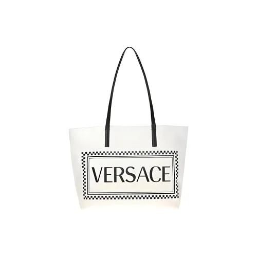 VERSACE Ткань Сумка Сумка через плечо Стандартная Женская Белая