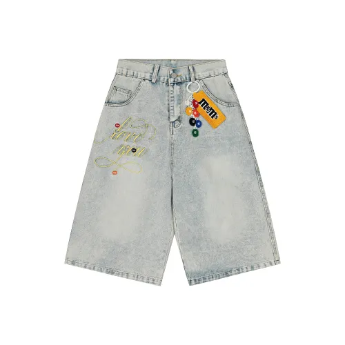 GBXM Унисекс Джинсовые Шорты