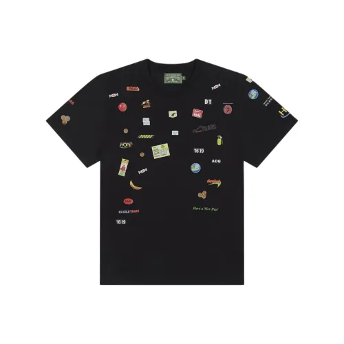 Denim Tears Sweet Corner Collection Черная Унисекс Футболка