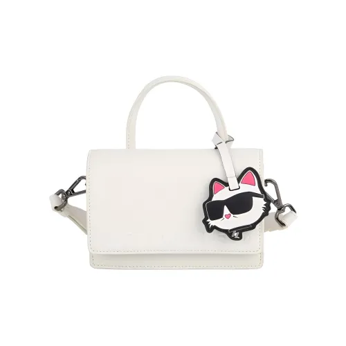 KARL LAGERFELD Полиэстер Портативная Сумка через плечо Сумка на плечо Детская Белая