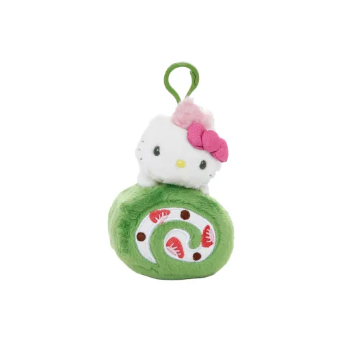 Санрио Hello Kitty Торт Roll Талисман Clips Куклы Плюшевый Брелок 17,8 см Длина Тела