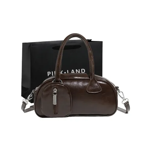 PINK·LAND ПУ (полиуретан) Bowling Bag Сумка Женская Многоцветная