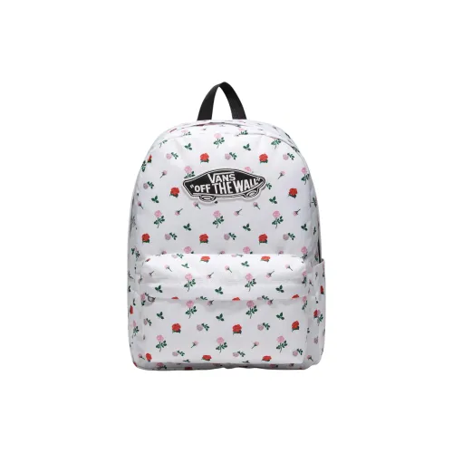 Vans Old Skool Модный Рюкзак Унисекс Белый