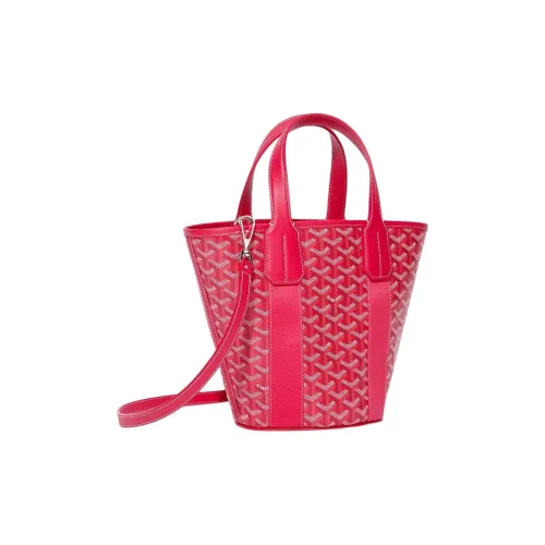 GOYARD Belharra Canvas Bag Shoulder Bag Handbag Small Women's Fuchsia