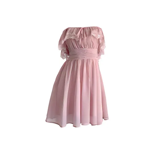 IQC Розово-фиолетовые Женские Платья без рукавов