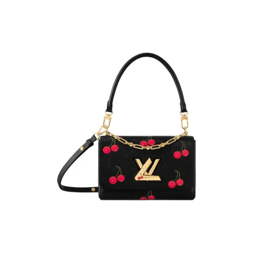 LOUIS VUITTON Takashi Murakami Collaboration Twist Epi Коровья кожа Плечо Сумка через плечо Сумка среднего размера