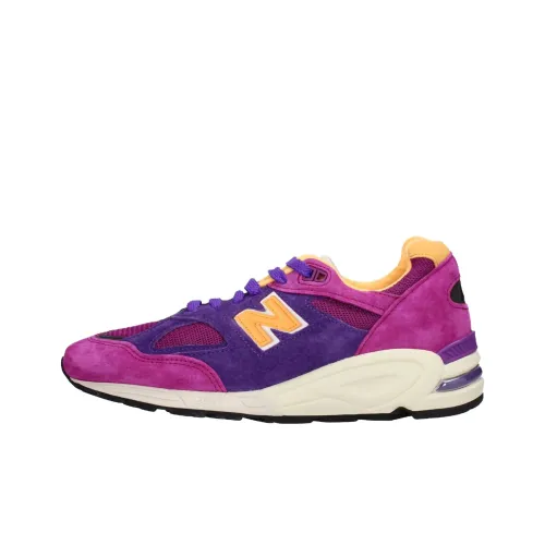New Balance NB 990 Low Топ Беговые кроссовки Мужские Розовый Фиолетовый