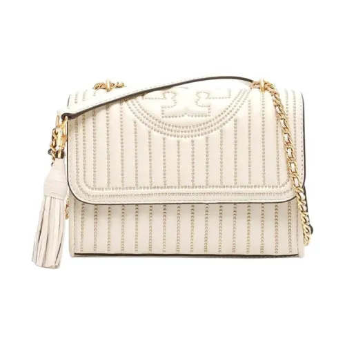 TORY BURCH Fleming Sheepskin Сумка через плечо Женская Ecru