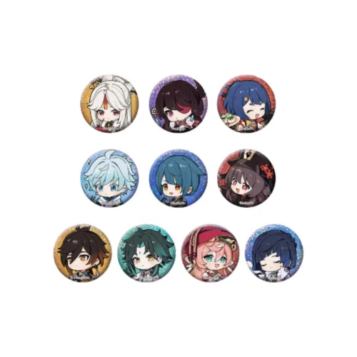 Оригинальный God Harrier Тиби Spring Breeze Collection Мини Тиби Персонаж Набор Значки