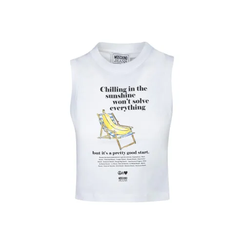 MOSCHINO Майка Женская Белая