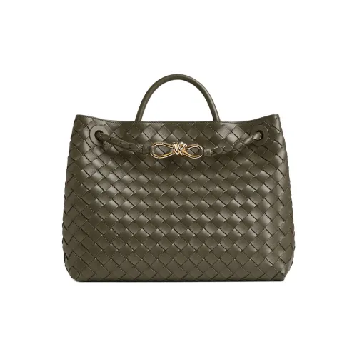 Bottega Veneta Andiamo series Овчина Сумка Женские Кипарисово-зеленый