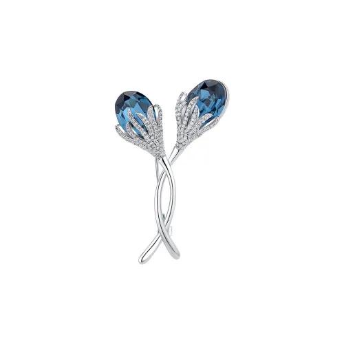 Фиолетовый сплав, унисекс, брошь