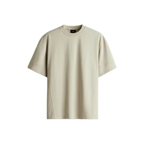 H&M Светлый хаки Мужские T-рубашки