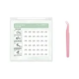 6-ряд Клей-Бесплатно Звезды Нижние ресницы + Принцесса Зажим для ресниц