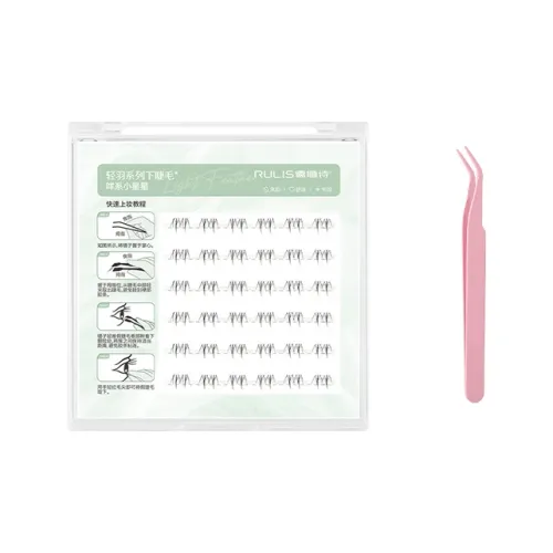 RULINSHI No Glue Required Lower Eyelashes Перекрестная версия