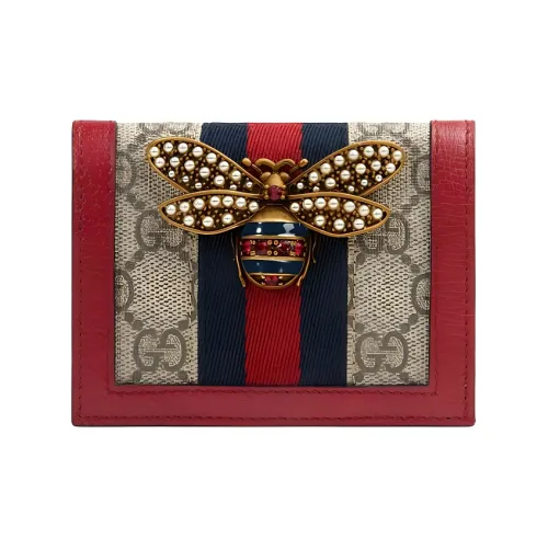 GUCCI Queen Margaret Стандартный Женский Красный Синий Эбеновый