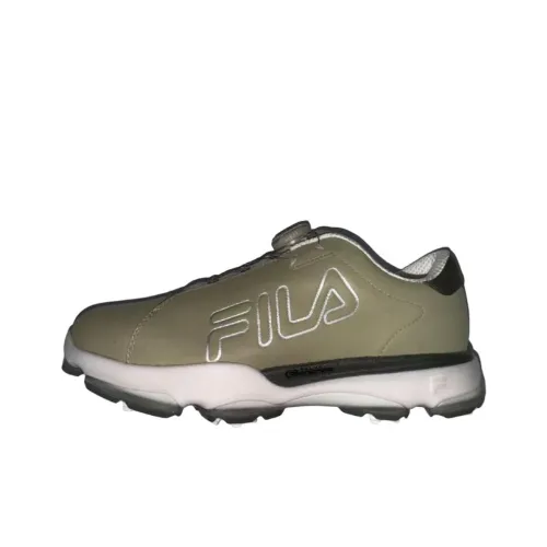 FILA Heritage FHT Low Топ Обувь для гольфа Мужская Коричневая