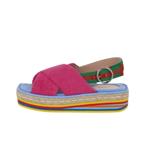 GUCCI One Ремешок Сандалии Женские Красные