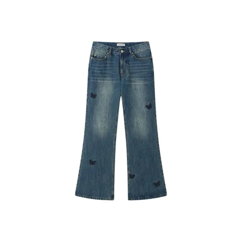 DIANA VEVINA Синие Женские Джинсы