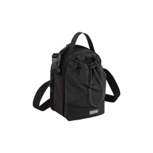 Warrior Нейлон Через плечо Сумка Унисекс Черный