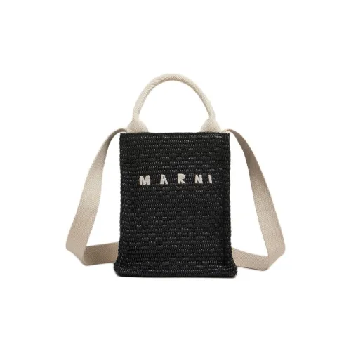 MARNI Телячья кожа Сумка Мини Унисекс Черный