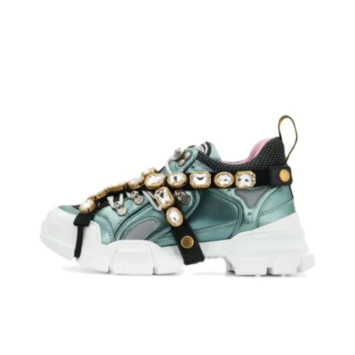 GUCCI Flashtrek Low Топ Повседневная обувь Женская Синяя