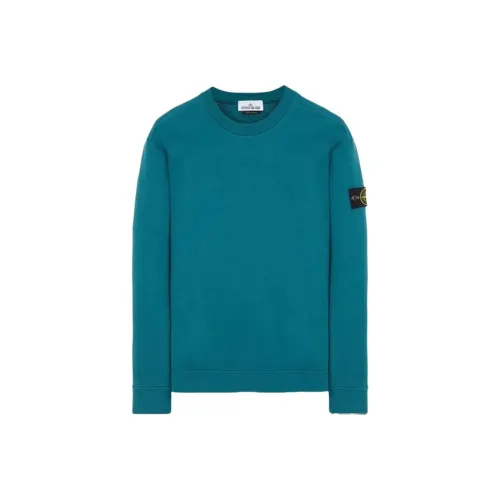 STONE ISLAND Толстовка Мужская Нефтяной Зеленый