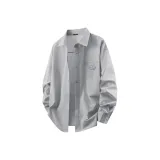 [Ледяной шелк Солнцезащитный] Космический серый (MZ Линия Лежащая кошка Логотип на груди)