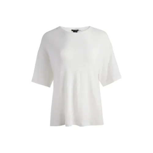 ALICE+OLIVIA Серый белый Женские футболки