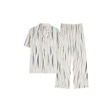 Полосы серый белый 28007