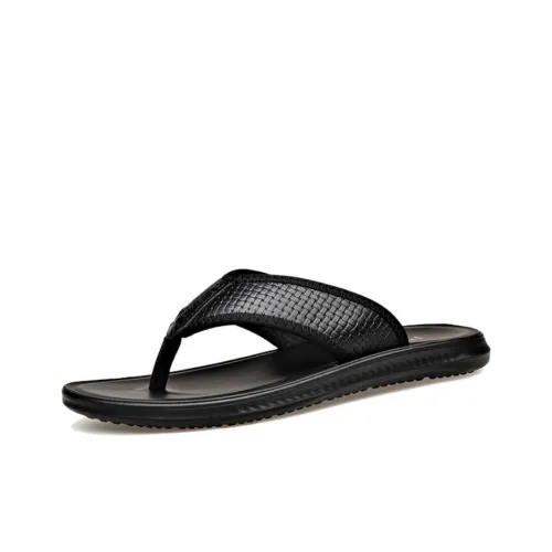 PT'SON Шлепанцы Мужские Черные