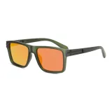 Матовый зеленый каркас с желтыми линзами (поляризованными)