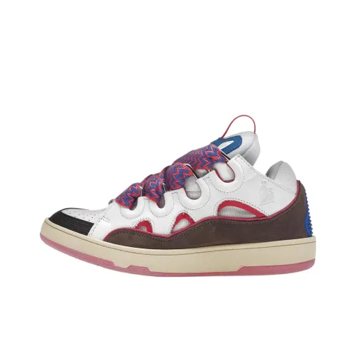 Lanvin Curb Low Топ Скейтборд Кроссовки Мужские Фуксия