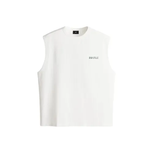 H&M Белые Мужские Майки