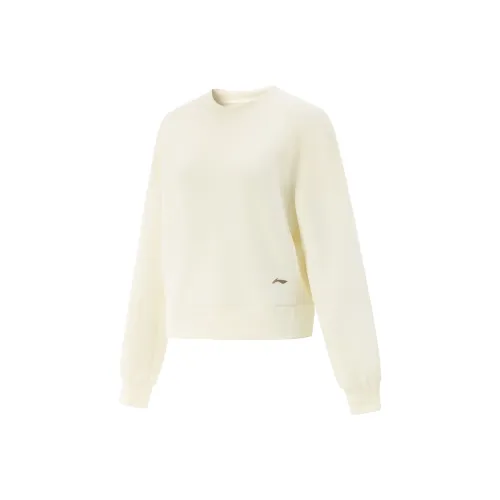 LINING Fitness Series Толстовка Женская Жемчужная раковина Белый