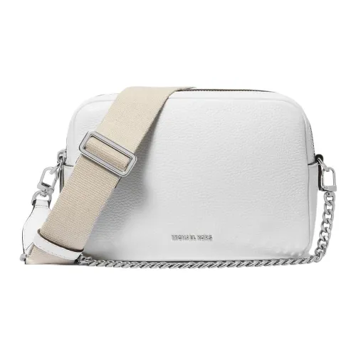 MICHAEL KORS Bryant Кожа Camera Сумка Сумка через плечо Средняя Женская Ярко-белая