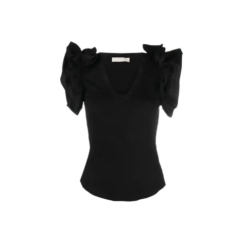 Ulla Johnson T-Shirt Женская Черная