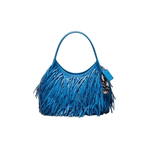 COACH Ergo Upcrafted™ Кожа Сумка Средний Женский Синий