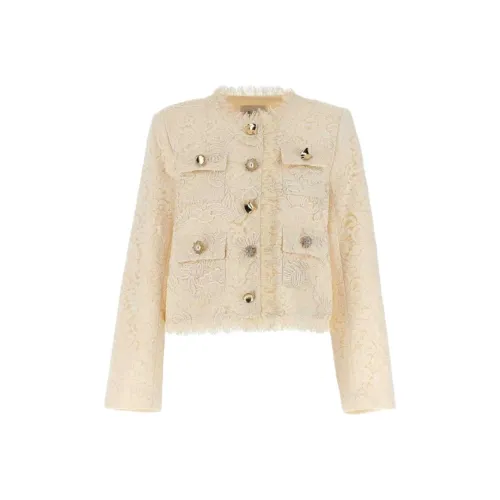 Self Портрет Куртки Пальто Женские Экрю