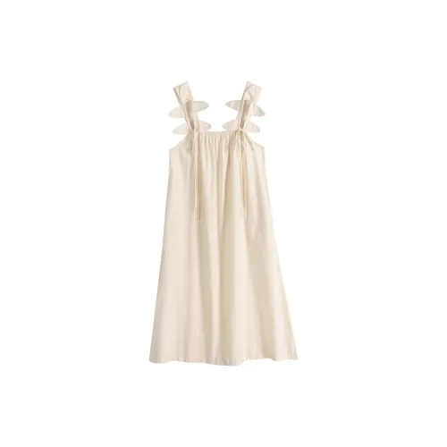 XUANZHITING Светло-абрикосовый Женские Ночные сорочки