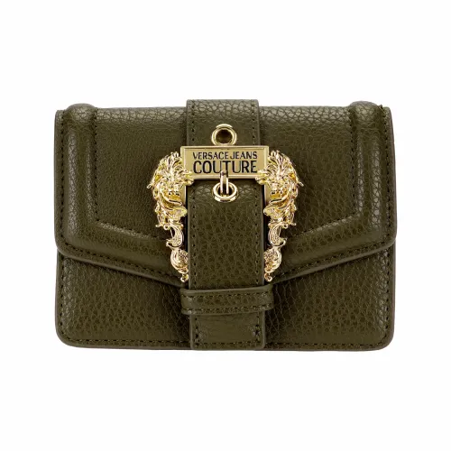 VERSACE JEANS COUTURE Полиуретан Сумка через плечо Сумка на плечо Женская Оливково-зеленая