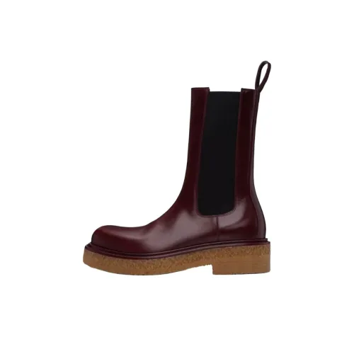 Bottega Veneta Chelsea Burgundy Men's