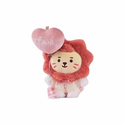 LINE FRIENDS x ROY6 Сердце Баллоны Лайян Куклы Плюшевый Брелок 13,5 см Рекомендуемая Высота