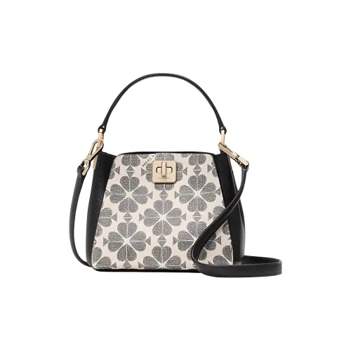 Kate Spade Цветочный дизайн Искусственная кожа Сумка через плечо Сумка Мини Женская Черная