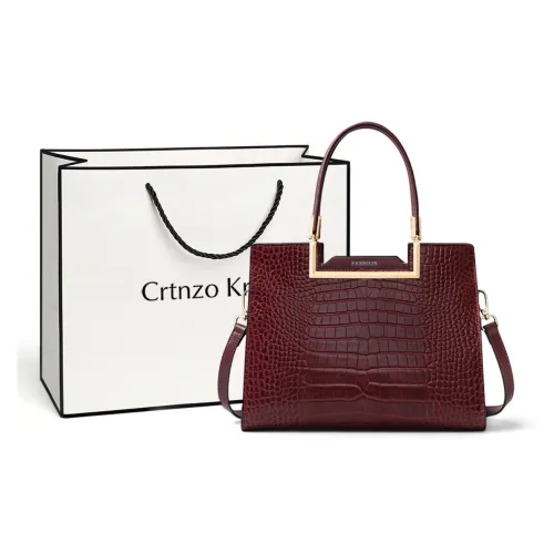 Crtnzo Kroez Сумка через плечо из коровьей кожи сумка обычная женская бордового цвета