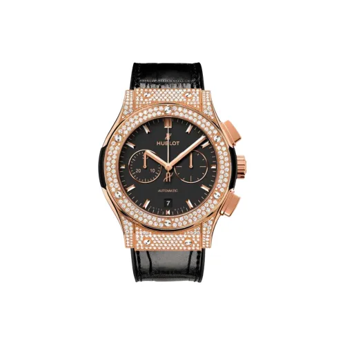 HUBLOT Автоматический Механический Механизм Мужские Часы 42 мм Черный