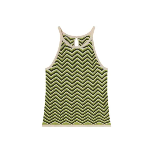 THE SEA LIFE Мшисто-зеленый Женские Камисоли