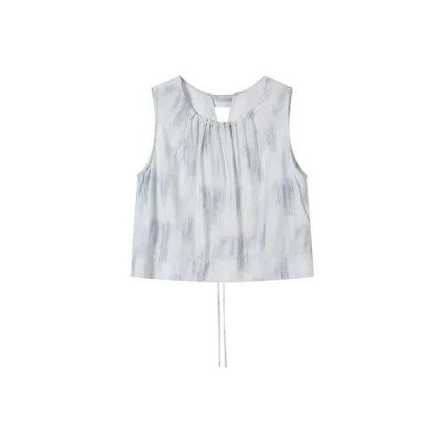 THE SEA LIFE Серо-голубые Женские Майки