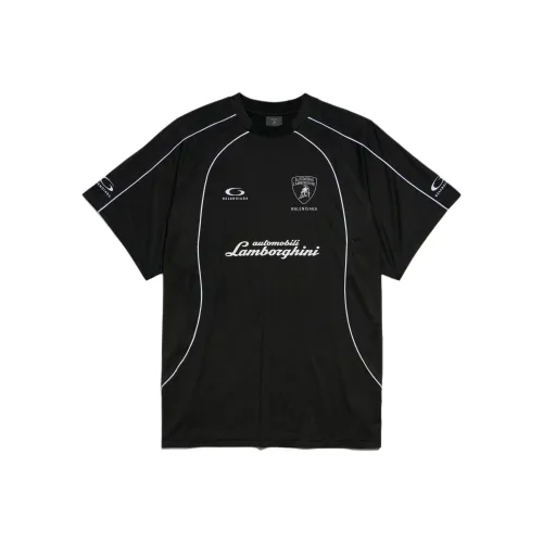 Balenciaga x AUTOMOBILI LAMBORGHINI T-рубашка обычный крой мужской черный