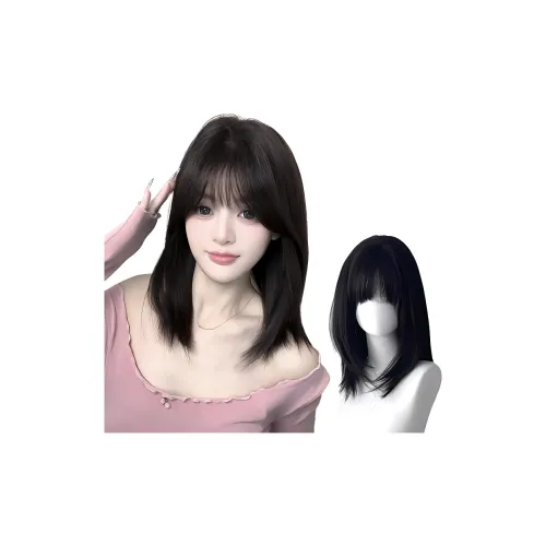 Time Shadow Full Голова Full Топ Замок Кость Волосы Парики